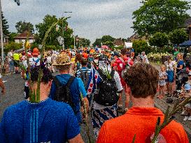 Last Day Of The International Four Days Marches Was Shortened Due To Heat, In Nijmegen.