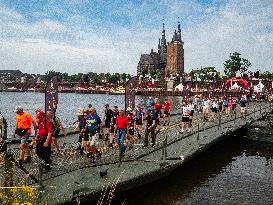 Last Day Of The International Four Days Marches Was Shortened Due To Heat, In Nijmegen.