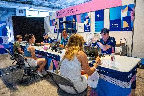 (SP)FRANCE-PARIS-OLYMPIC GAMES-ACCREDITATION AND UNIFORM CENTRE