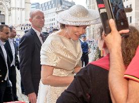 Royals Attend Te Deum Mass On The National Day - Brussels