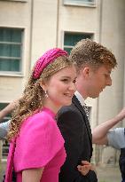 Royals Attend Te Deum Mass On The National Day - Brussels