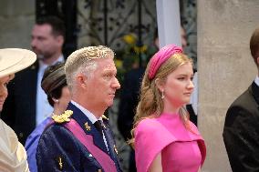 Royals Attend Te Deum Mass On The National Day - Brussels