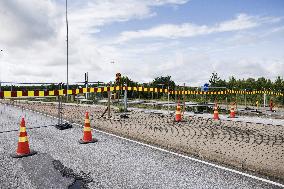 Closed Nuijamaa border crossing statio