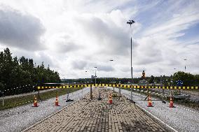 Closed Nuijamaa border crossing statio