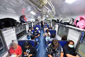 THAILAND-BANGKOK-LAOS-PASSENGER TRAIN-OPERATION