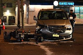 Fatal Collision Involving Motorcycle And Vehicle In Staten Island New York