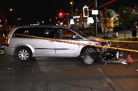 Fatal Collision Involving Motorcycle And Vehicle In Staten Island New York