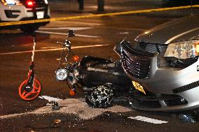 Fatal Collision Involving Motorcycle And Vehicle In Staten Island New York