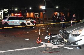 Fatal Collision Involving Motorcycle And Vehicle In Staten Island New York