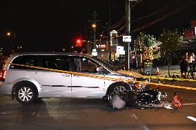 Fatal Collision Involving Motorcycle And Vehicle In Staten Island New York