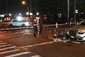 Fatal Collision Involving Motorcycle And Vehicle In Staten Island New York