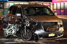 Fatal Collision Involving Motorcycle And Vehicle In Staten Island New York