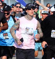 Travis Barker Running 5K In New York