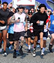 Travis Barker Running 5K In New York