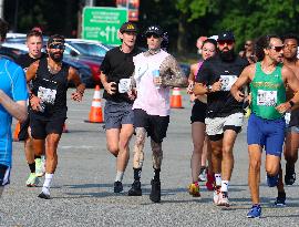 Travis Barker Running 5K In New York