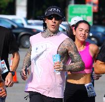 Travis Barker Running 5K In New York