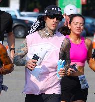 Travis Barker Running 5K In New York