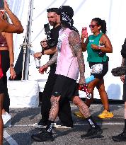 Travis Barker Running 5K In New York