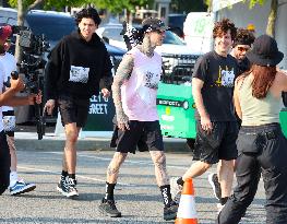 Travis Barker Running 5K In New York