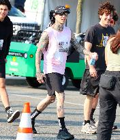 Travis Barker Running 5K In New York