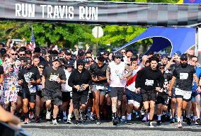 Travis Barker Running 5K In New York