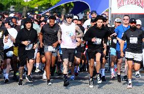 Travis Barker Running 5K In New York