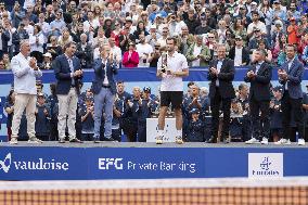 International Tennis match - EFG Swiss Open Gstaad