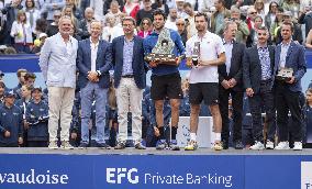 International Tennis match - EFG Swiss Open Gstaad