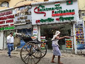 International Bus Service Is Stop Due To Bangladesh Anti-quota Protest.