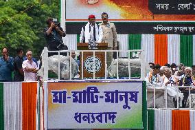 TMC Observes Annual Martyrs' Day Rally In Kolkata