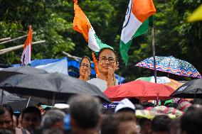 TMC Observes Annual Martyrs' Day Rally In Kolkata