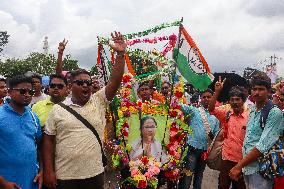 TMC Observes Annual Martyrs' Day Rally In Kolkata