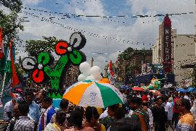 TMC Observes Annual Martyrs' Day Rally In Kolkata