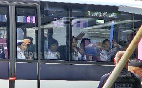 N. Korean athletes arrive in Paris for Olympics