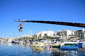 MALTA-MSIDA-GREASY POLE COMPETITION