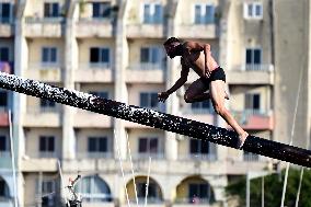 MALTA-MSIDA-GREASY POLE COMPETITION