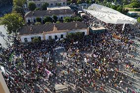 Thousands Protest Against Mass Tourism - Mallorca