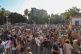 Thousands Protest Against Mass Tourism - Mallorca