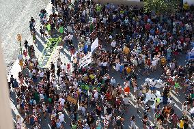 Thousands Protest Against Mass Tourism - Mallorca