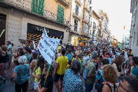 Thousands Protest Against Mass Tourism - Mallorca