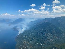 Wildfires In British Columbia Prompt Evacuation Orders - Canada