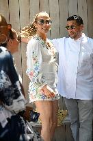 Jennifer Lopez Post Birthday Lunch - Bridgehampton