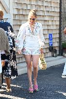 Jennifer Lopez Post Birthday Lunch - Bridgehampton