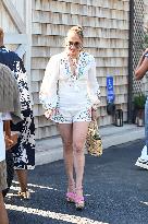 Jennifer Lopez Post Birthday Lunch - Bridgehampton