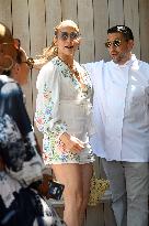 Jennifer Lopez Post Birthday Lunch - Bridgehampton