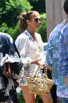 Jennifer Lopez Post Birthday Lunch - Bridgehampton