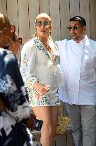 Jennifer Lopez Post Birthday Lunch - Bridgehampton