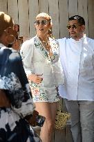 Jennifer Lopez Post Birthday Lunch - Bridgehampton