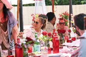 Jennifer Lopez Post Birthday Lunch - Bridgehampton