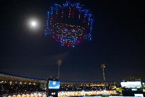 Sri Lanka Cricket Display Drone Show During The LPL Final Match In Colombo